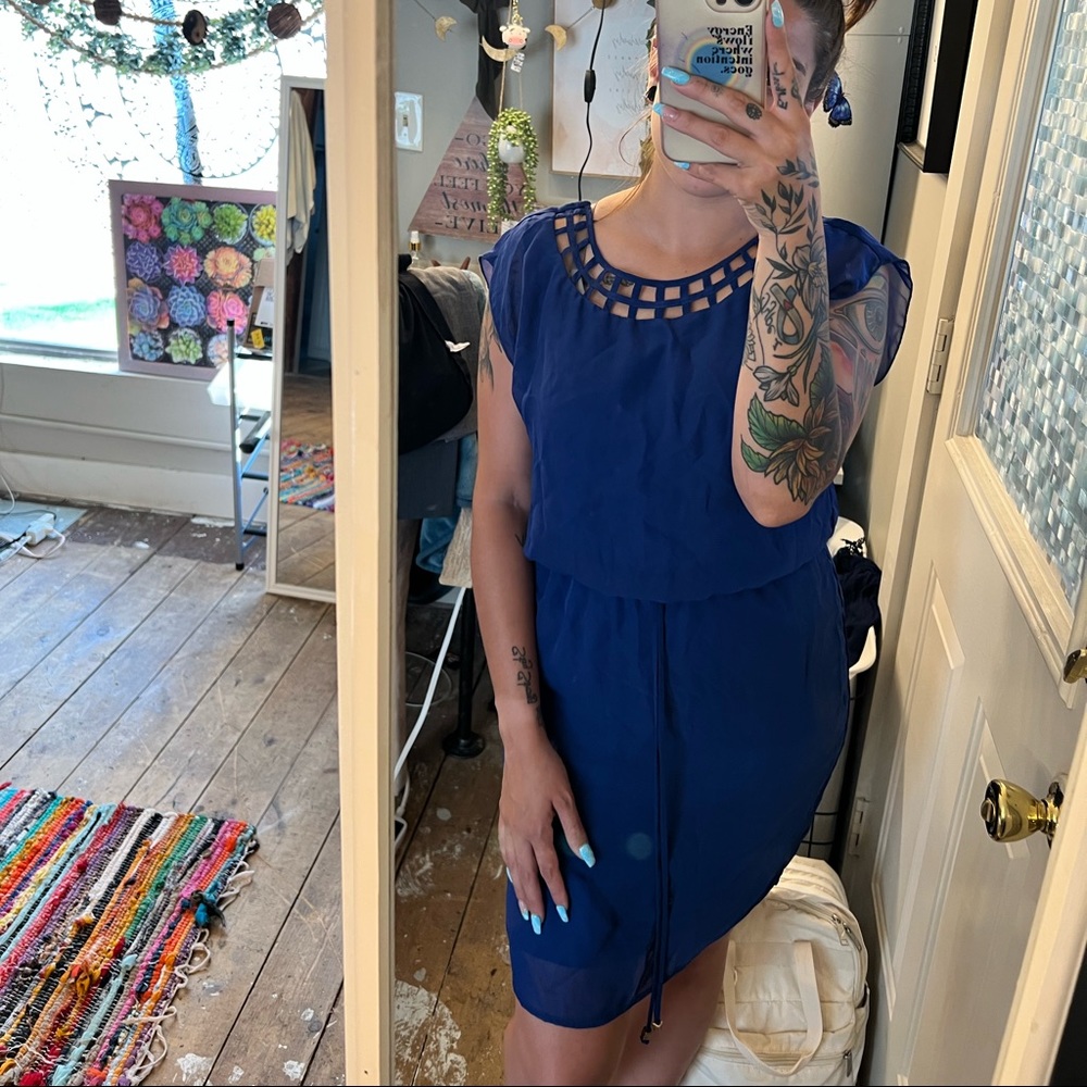 👚Blue dress